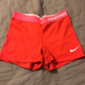 Nike pro shorts